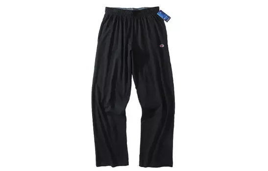 Champion Спортивные брюки унисекс, версия для США, черные