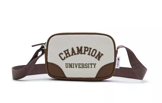 Champion Сумка через плечо из искусственной кожи, обычная, унисекс, темно-синяя/синяя/темно-коричневая