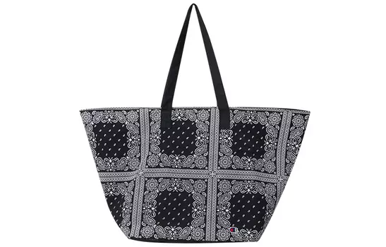 Champion Сумка-шоппер Rochester Fabric Totes, сумки-шопперы, обычные, унисекс, черные, пэчворк