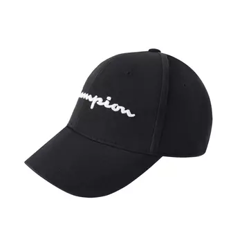 Champion Тканевая бейсболка унисекс черная