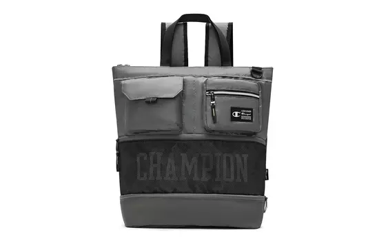 Champion Тканевый рюкзак большой унисекс кофейно-серый