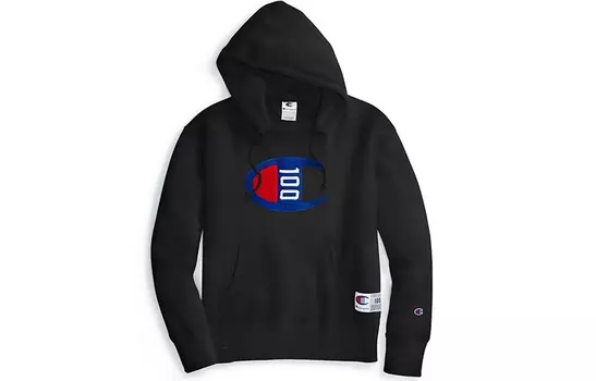 Champion Толстовка с капюшоном, стандартная, американская версия, унисекс, черная