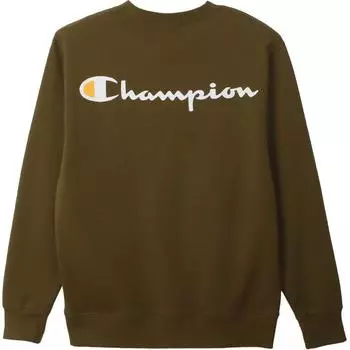 Champion Толстовка унисекс цвета хаки FW24