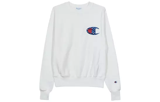 Champion Толстовка унисекс, версия для США, белая