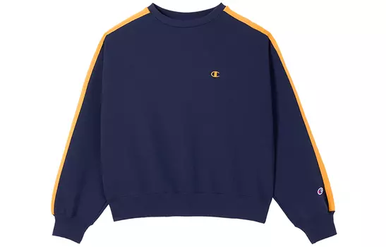 Champion Женская повседневная толстовка FW24, цвет темно-синий