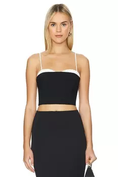 Чанди топ Amanda Uprichard, черный