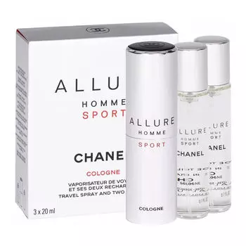 Chanel Allure Homme Sport Cologne набор: мужской одеколон, 3x20 мл/1 упаковка