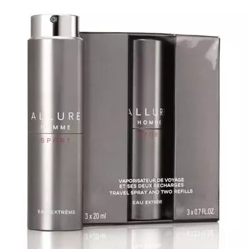 Парфюмерная вода с возможностью смены блока Chanel Allure Homme Sport Eau Extreme, 3x20 мл