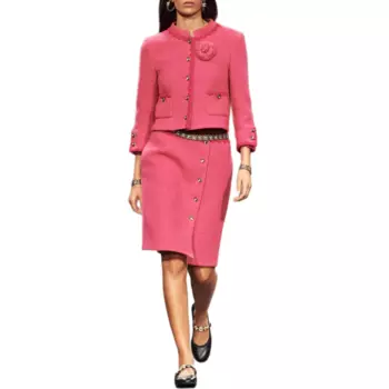 CHANEL FW24 Куртка женская розовая