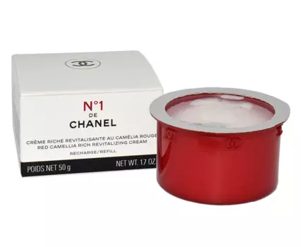 Chanel, N*1 De Chanel, Creme Riche Revitalize, крем для лица, сменный блок, 50 г