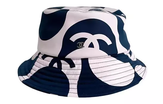 CHANEL Панама женская розовая/черная