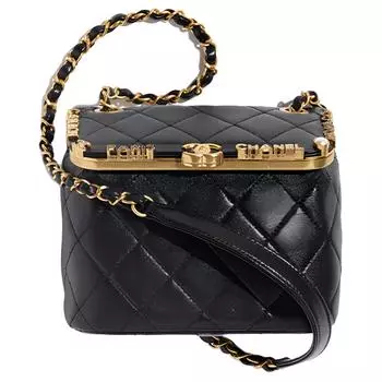 CHANEL Сумка через плечо из овчины 23C, ранняя весна, женская, черная