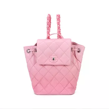 CHANEL Женский рюкзак из телячьей кожи Caviar, светло-розовый