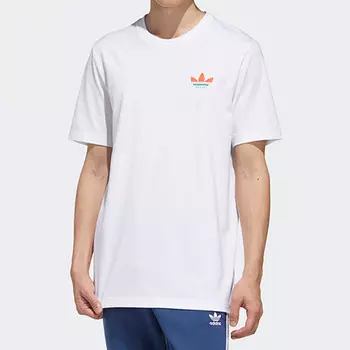 CHANGE IS Футболка мужская белая Adidas Originals, белый