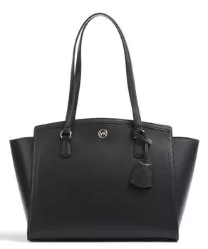 Chantal Шоппер из зернистой яловой кожи. Michael Kors, черный