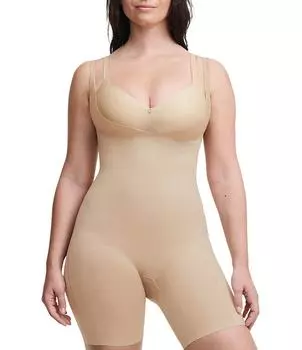 Chantelle Basic Shaping Боди с открытой грудью, бежевый