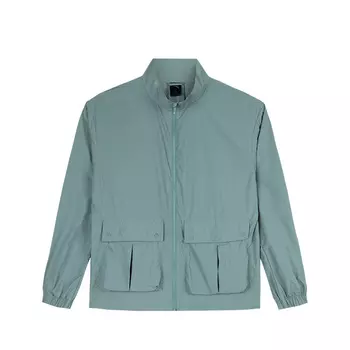 CHAOJIANTA Бейсбольная куртка мужская, цвет «дерево-мята-зеленая»