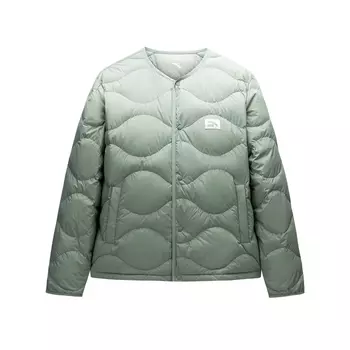 CHAOJIANTA Пуховик унисекс, цвет «чайная пена», зеленый