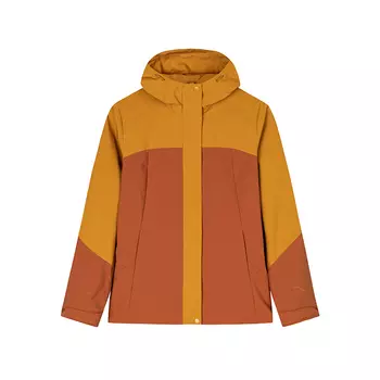 CHAOJIANTA Ветрозащитная и водоотталкивающая куртка женская, цвета дыни, оранжевый/песочный