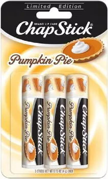 ChapStick Pumpkin Pie, Увлажняющая губная помада «Тыквенный пирог», 3 шт Other