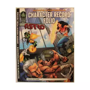 Character Record Folio, Mutants & Masterminds (d20) (1st Edition), мягкая обложка