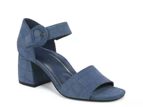 Chardonnay Сандалии Vionic, Denim Blue Croc Print Suede