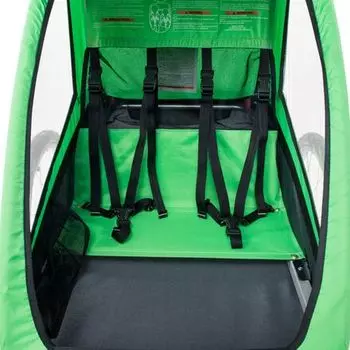 Chariot Cadence 2 + комплект прицепа для велосипеда Thule, цвет Cycle Green