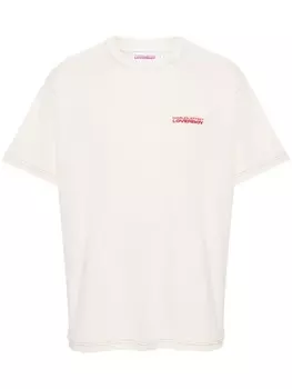 Charles Jeffrey Loverboy футболка с вышитым логотипом, нейтральный цвет
