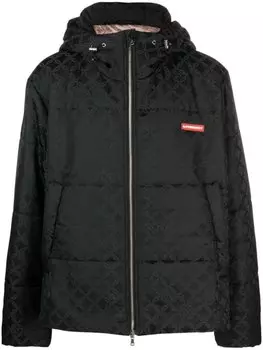 Charles Jeffrey Loverboy пуховик Kitty с монограммой, черный