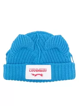 Charles Jeffrey Loverboy шапка бини Chunky Ears, синий
