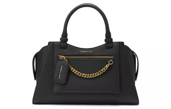 Charles&Keith CHARLES & KEITH Женская сумка через плечо, Черный