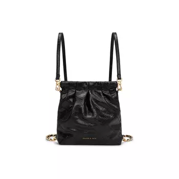 Charles&Keith CHARLES & KEITH Женская сумка через плечо, Черный