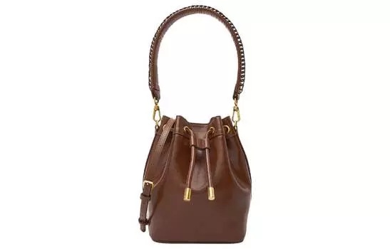 Charles&Keith CHARLES & KEITH Женская сумка через плечо, Шоколадный цвет