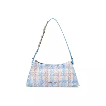 Charles&Keith CHARLES & KEITH Женская сумка через плечо, Светло-синий