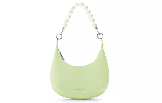 Charles&Keith CHARLES & KEITH Женская сумка через плечо, Шалфейно-зеленый серо-зеленый