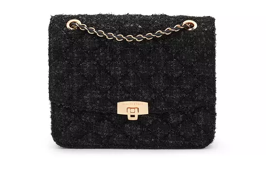 Charles&Keith CHARLES & KEITH Женская сумка через плечо, Розовый Розовый