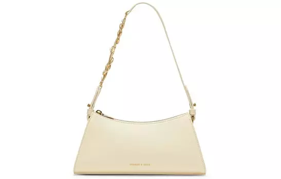 Charles&Keith CHARLES & KEITH Женская сумка через плечо, Лаймово-горчичный желтый