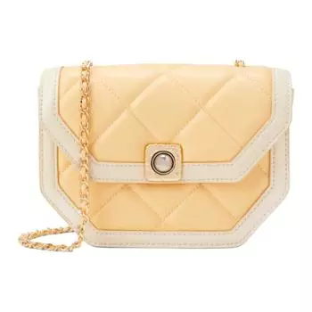 CHARLES&KEITH Сумка через плечо из искусственной кожи, небольшого размера, женская, черного/шоколадного/мятно-зеленого/фиолетового/желтого цветов