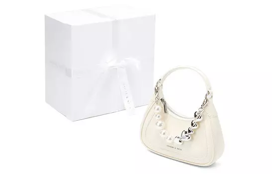 Charles&Keith Женская сумка CHARLES & KEITH, Кремово-кремовый белый