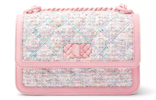 Charles&Keith Женская сумка через плечо CHARLES & KEITH, Розовый Розовый