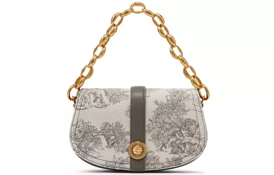 Charles&Keith Женская сумка через плечо CHARLES & KEITH, Бордовый винно-красный