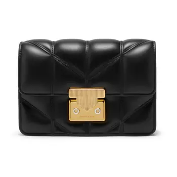 Charles&Keith Женская свадебная сумка через плечо CHARLES & KEITH, Красный красный