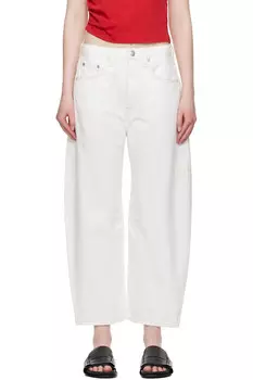 Чарли бочкообразные джинсы до щиколотки Rag & Bone, белый