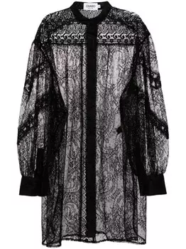 Charo Ruiz Ibiza блузка Lumie с объемными рукавами, черный