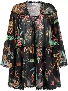 Charo Ruiz Ibiza куртка Ivet с принтом Fresca, черный