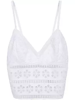 Charo Ruiz Ibiza укороченный топ Melie, белый