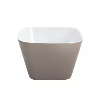 Чаша Abra Cadabra квадратная мелкая галька 6 см / 170 мл Kahla, белый/серый