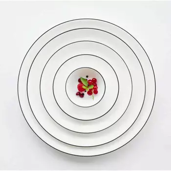 Чаша ASA A Table Ligne Noire d: 9 см / высота: 3 см / 0,07 л ASA SELECTION, белый черный