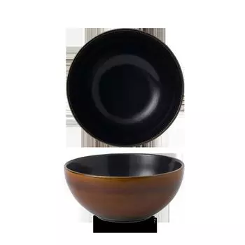 Чаша Churchill Super Vitrified Siena Brown 107,5Cl / 18,3 см, упаковка из 6 шт., коричнево-коричневая, двухцветная, круглая Churchills