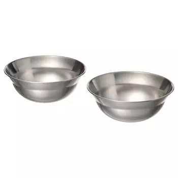 Чаша Ikea Grilltider, нержавеющая сталь, 15 см, 2шт